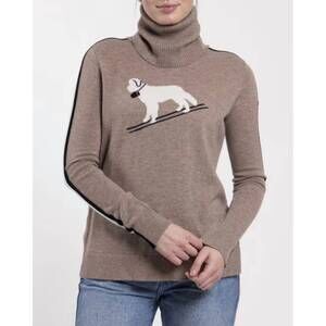 NEW KJUS snow sweater in willow/black